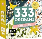333 Origami Nature Love: Mit Anleitungen und 333 feinen Papieren – Hochwertiges Origami-Papier mit wunderschönen Motiven aus der Tier- und Pflanzenwelt
