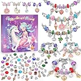 Tomylv Geschenke für Mädchen, Schmuck Basteln Mädchen Einschulung Mädchen Bastelset Kinder Armbänder Selber Machen Spielzeug Ostergeschenke Mädchen Geschenke 5 6 7 8 9 10 11 12 13 Jahre