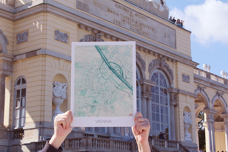 Wien Map Gloriette
